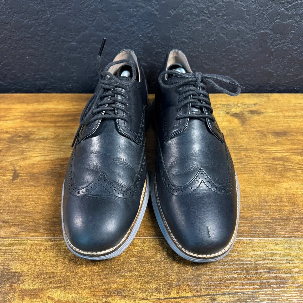Cole Haan OriginalGrand C26470 Black Leather Wingtip Oxford Mens 11M